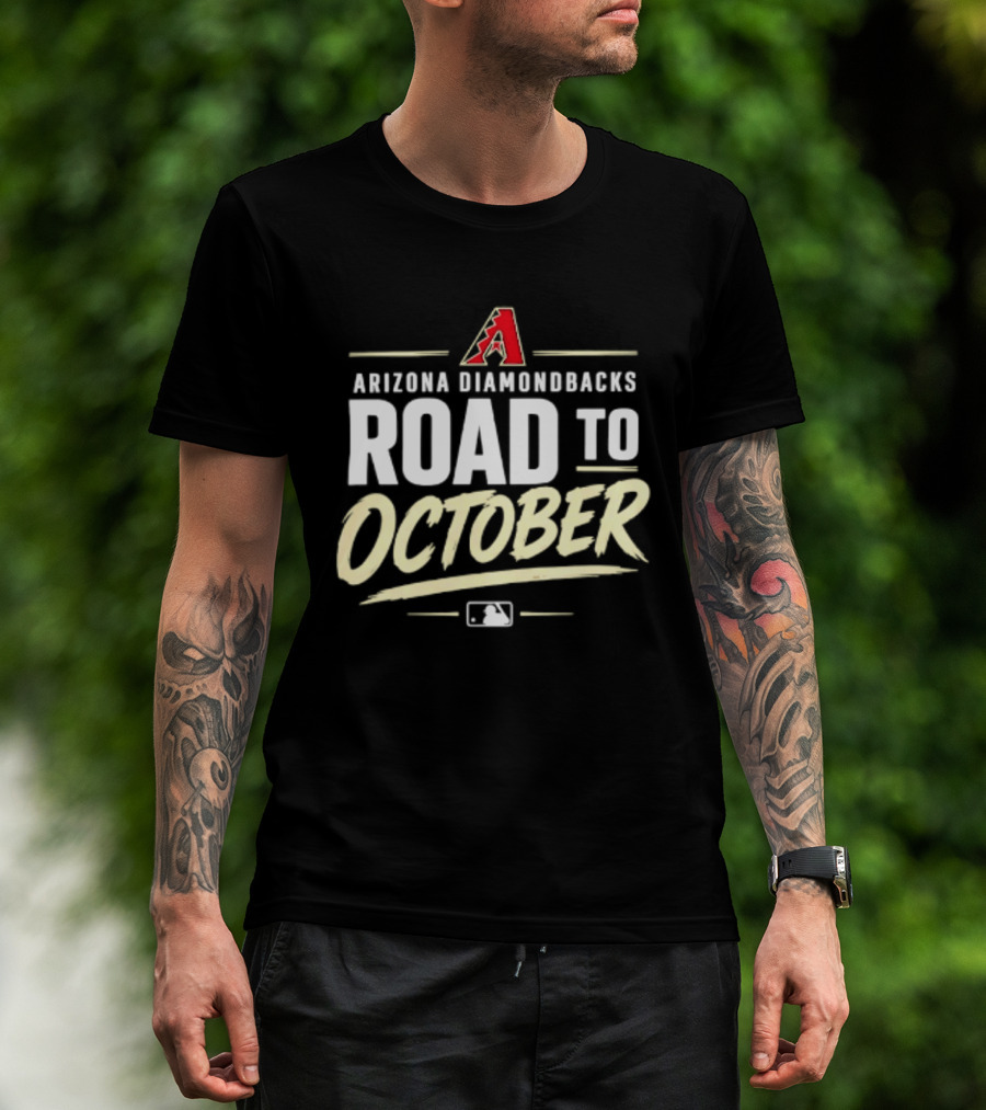 Arizona Diamondbacks Road To October MLB 2026 Postseason Journey T-Shirt