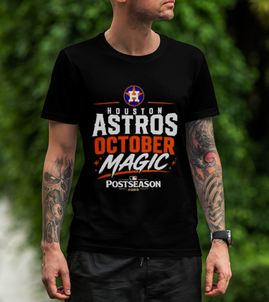 Houston Astros October Magic MLB Postseason 2026 T-Shirt