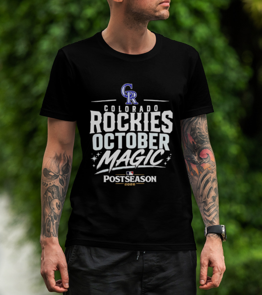 Colorado Rockies October Magic 2026 MLB Postseason Celebration T-Shirt