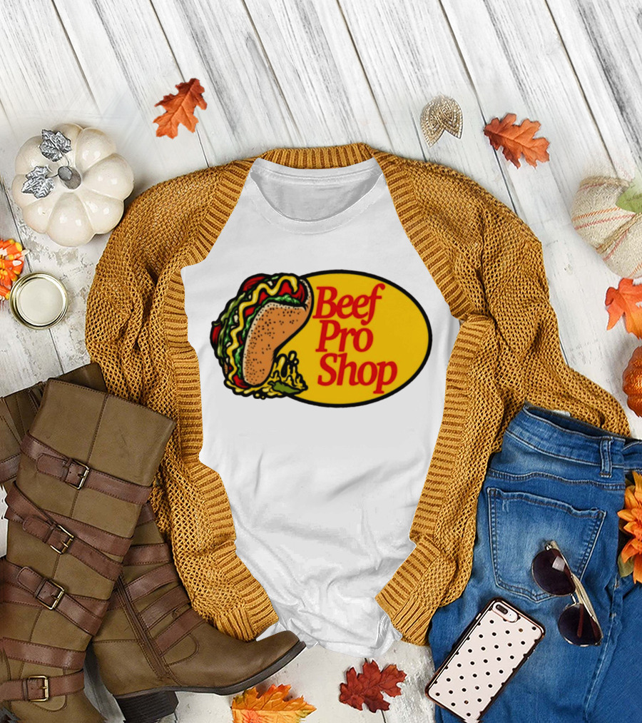 Beef Pro Shop Taco Patch T-Shirt