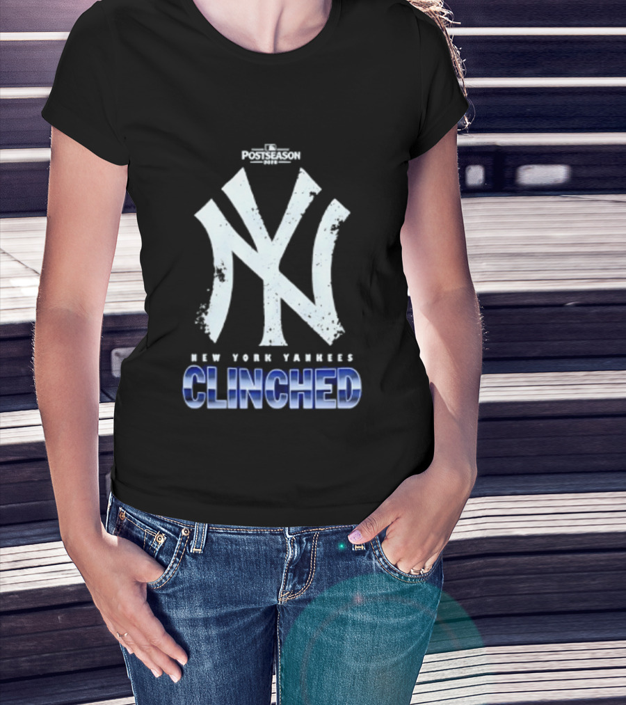 New York Yankees Clinched 2026 MLB Postseason Celebration T-Shirt