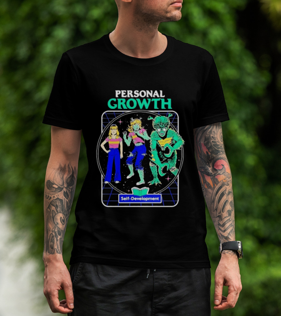 Personal Growth Self Development Alien Transformation Steven Rhodes T-Shirt