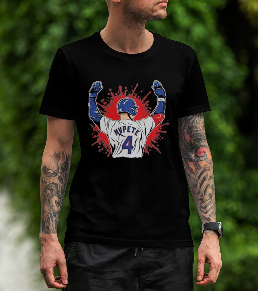 Chicago Cubs MVPETE 4 Pete Crow Armstrong Baseball Player Celebration T-Shirt