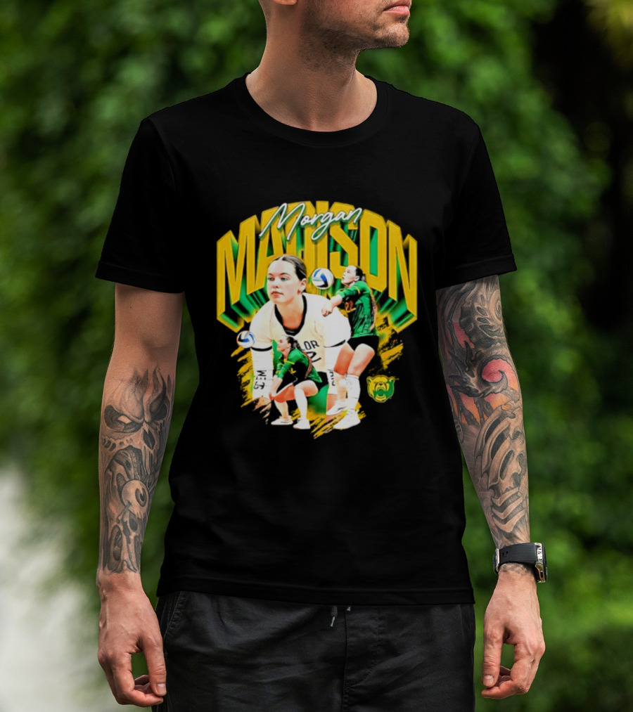 Morgan Madison Baylor Bears Volleyball NCAA Player Action And Team Spirit T-Shirt