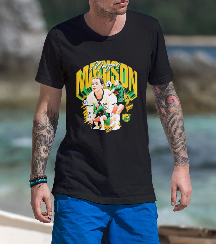 Morgan Madison Baylor Bears Volleyball NCAA Player Action And Team Spirit T-Shirt