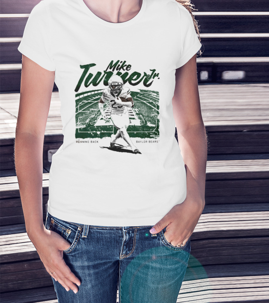 Mike Turner Jr. Running Back Baylor Bears NCAA Football Player T-Shirt