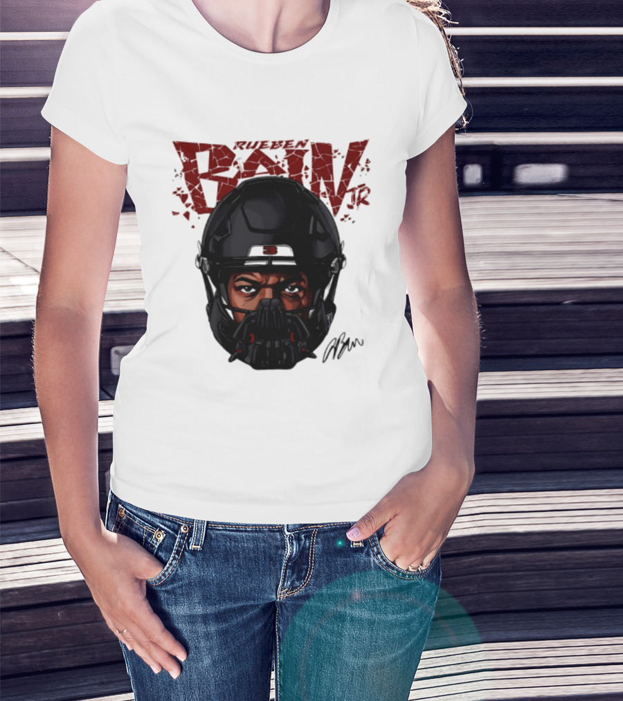 Rueben Bain Jr. Big Head Mask Tampa Bay Buccaneers T-Shirt