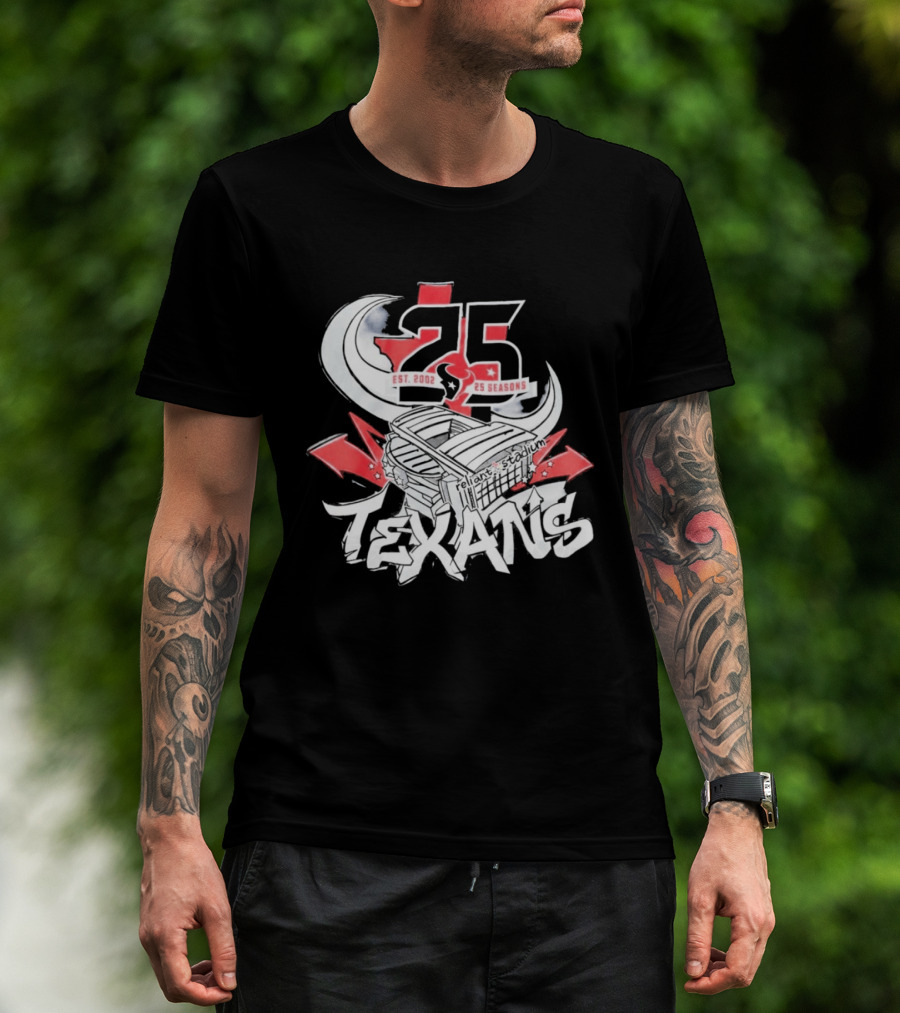 Texans 2026 Est. 2002 25 Seasons Anniversary T-Shirt