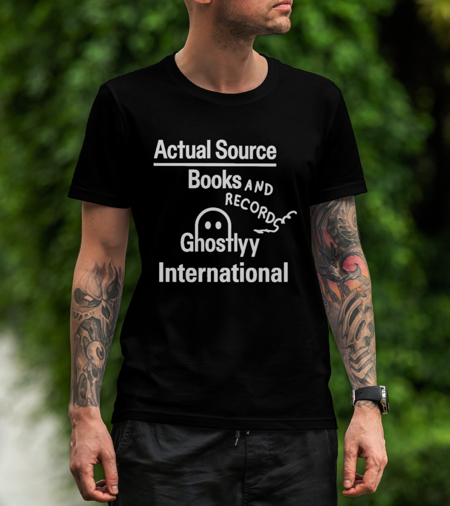 Actual Source Ghostlyy International Books And Records T-Shirt