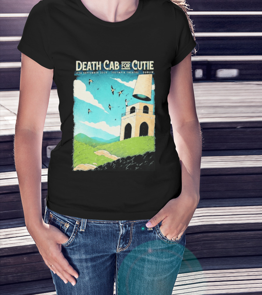 Death Cab For Cutie Olympia Theatre Dublin 17th September 2026 T-Shirt
