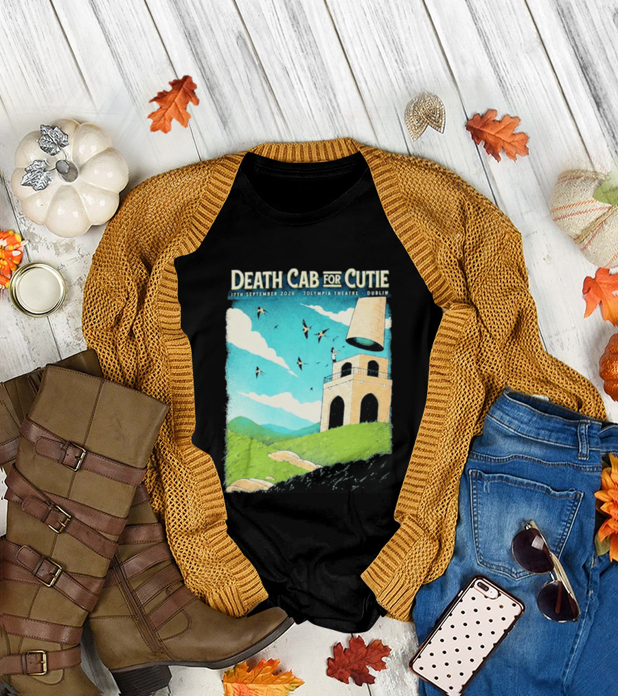 Death Cab For Cutie Olympia Theatre Dublin 17th September 2026 T-Shirt