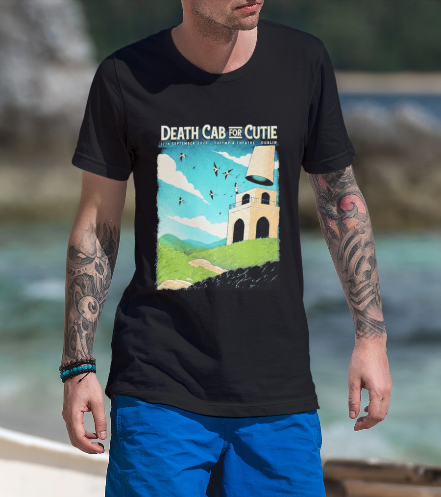 Death Cab For Cutie Olympia Theatre Dublin 17th September 2026 T-Shirt