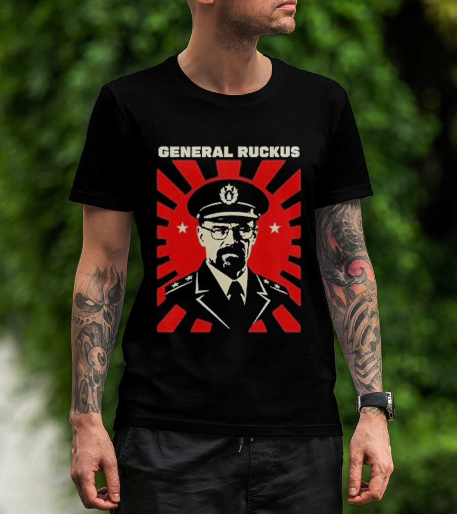 General Ruckus Walter White Red Star Uniform T-Shirt