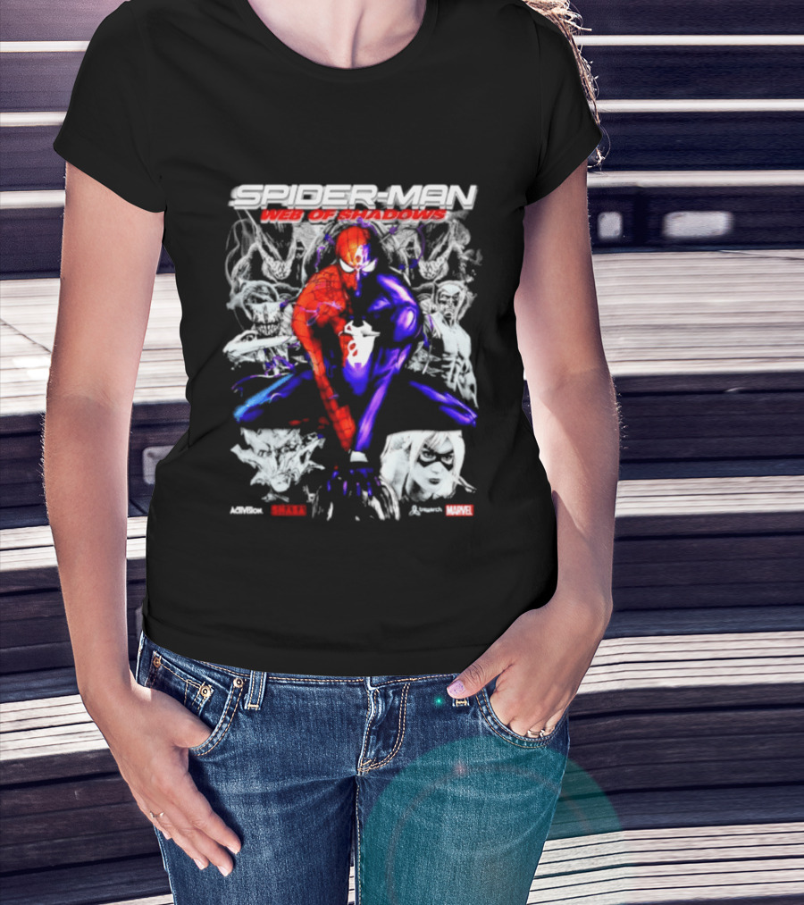 Spider Man Web Of Shadows Marvel Shaba Game T-Shirt
