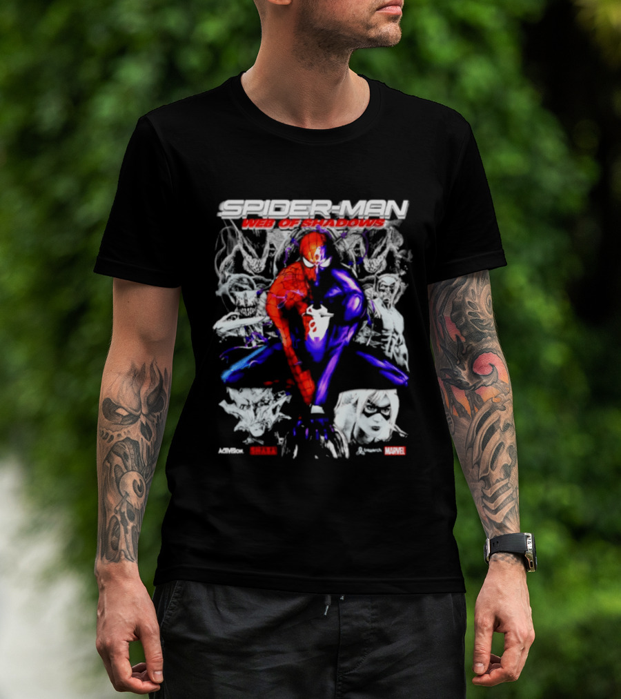 Spider Man Web Of Shadows Marvel Shaba Game T-Shirt