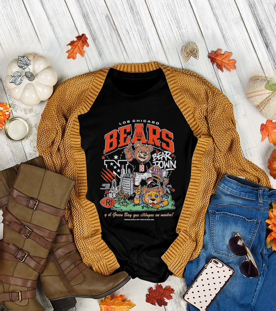Los Chicago Bears Bear Down Bootleg Diss T-Shirt