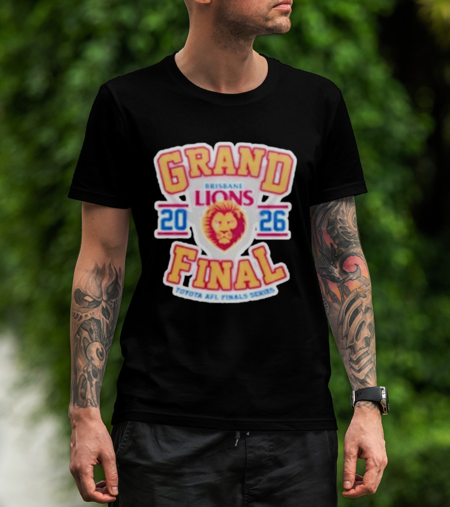 Brisbane Lions 2026 Grand Final Toyota AFL Finals Series T-Shirt