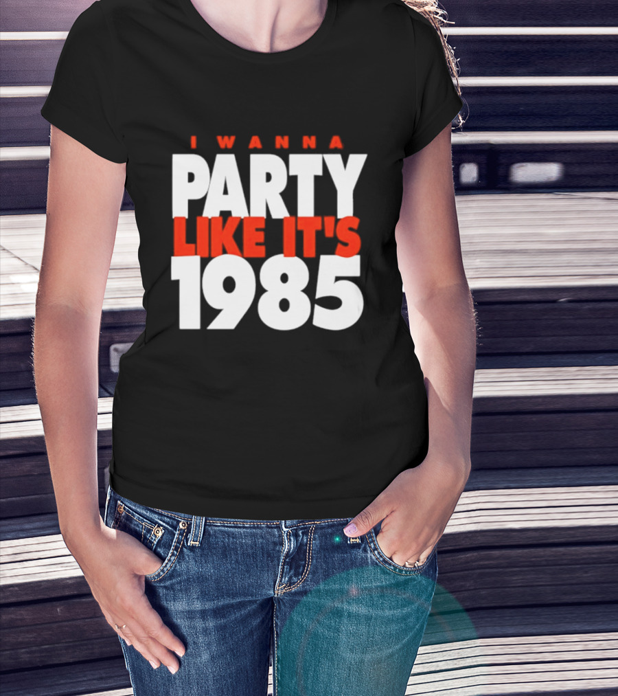 Chicago Bears I Wanna Party Like It's 1985 Retro Nostalgia T-Shirt