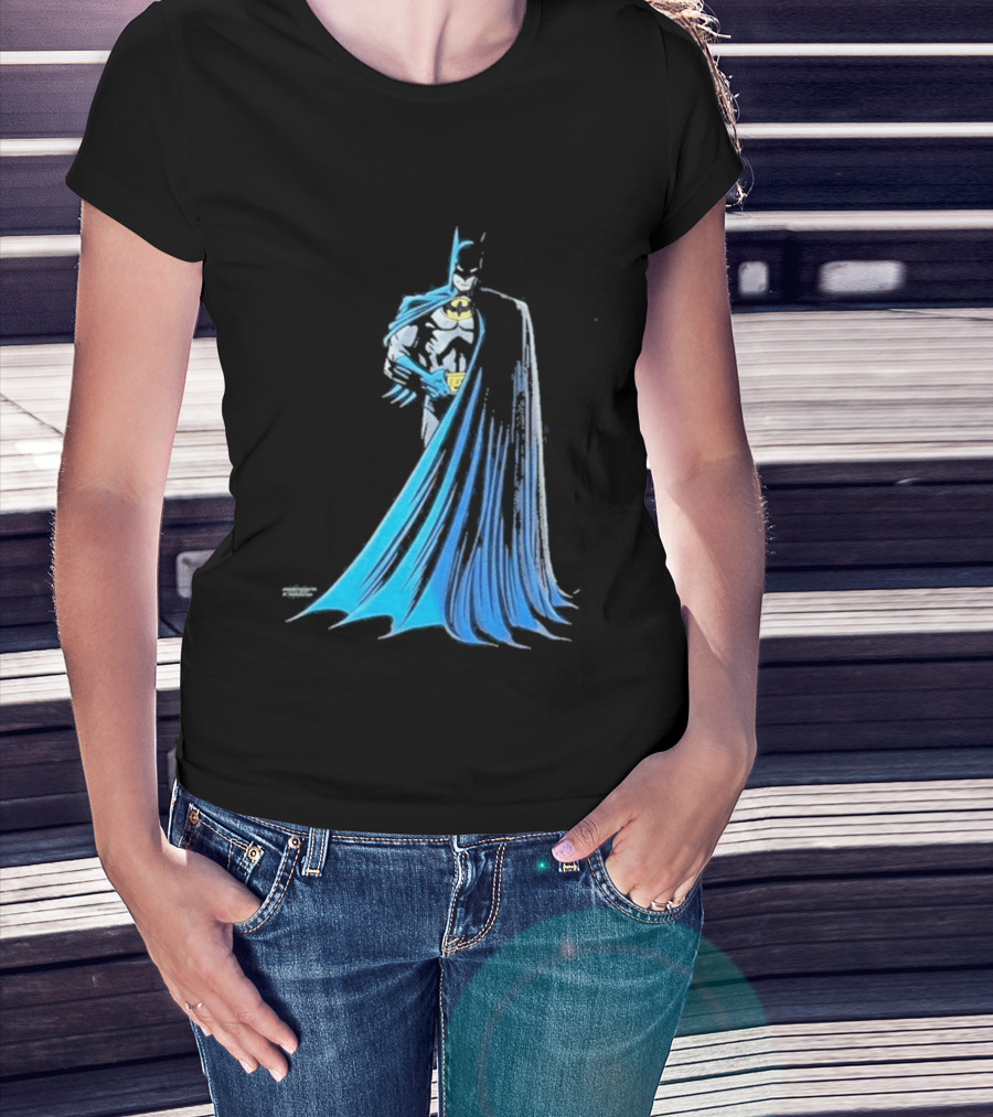 IShowSpeed 1989 Batman DC Comics Blue And Grey Cape T-Shirt