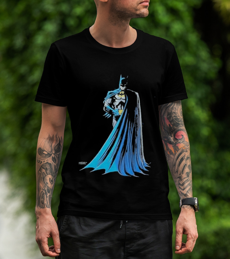 IShowSpeed 1989 Batman DC Comics Blue And Grey Cape T-Shirt