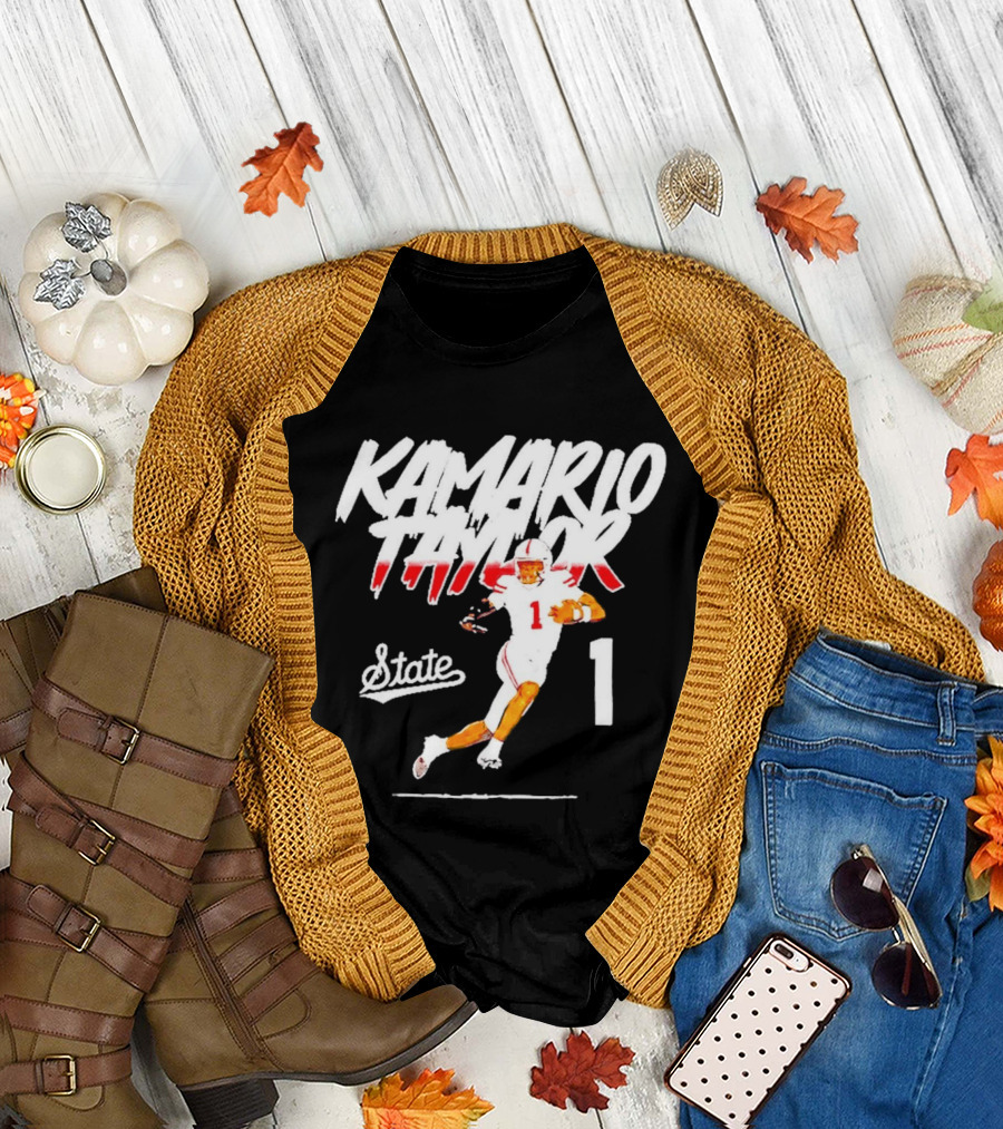 Kamario Taylor State 1 Football Player Bootleg T-Shirt