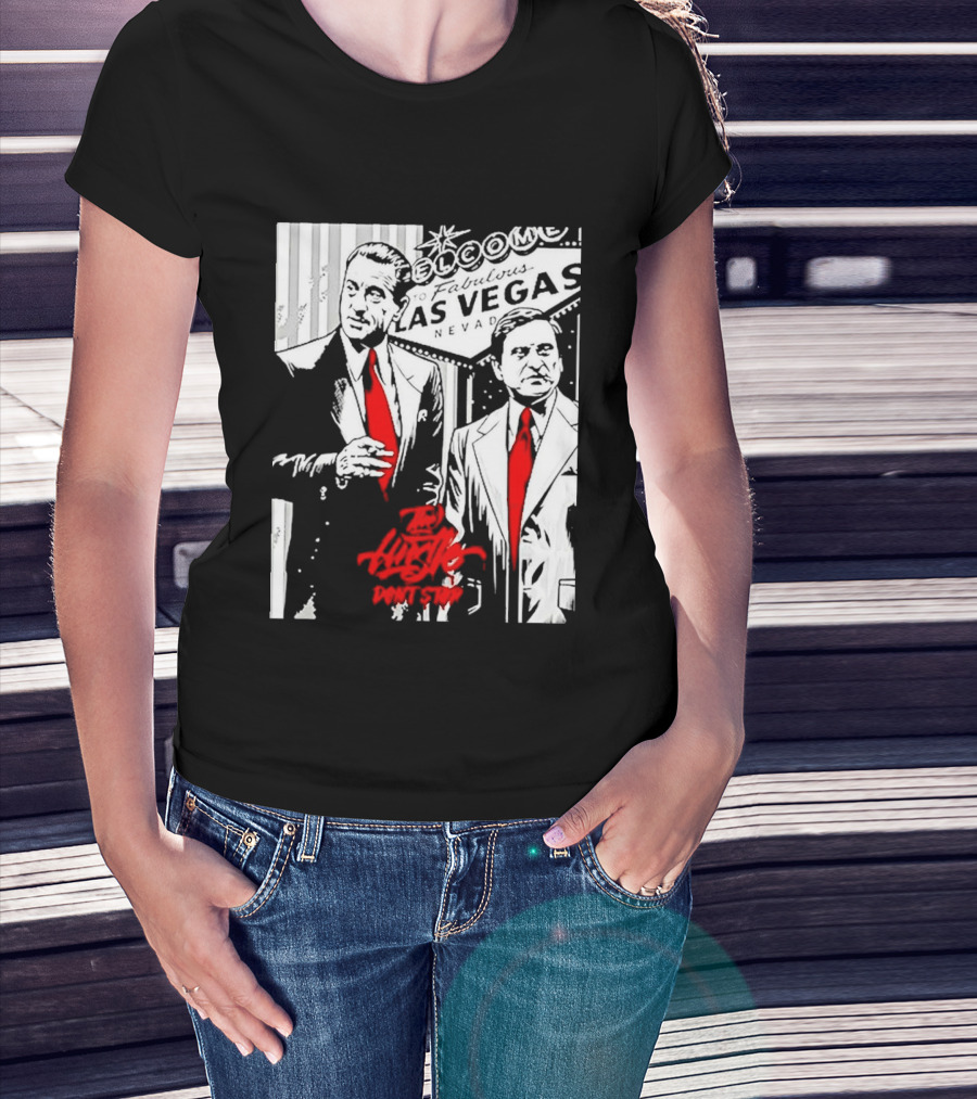 Las Vegas Casino Mobsters Red Tie T-Shirt