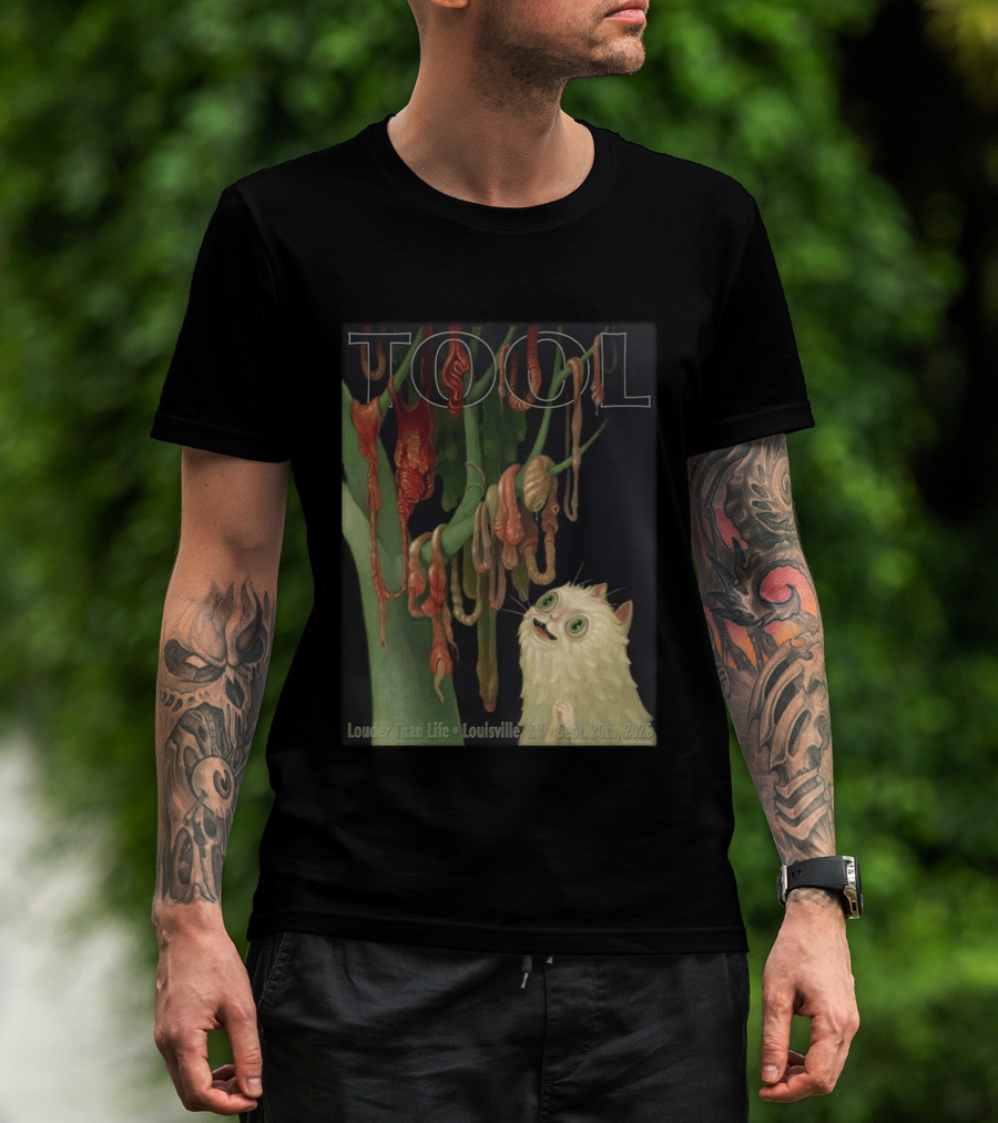TOOL Louder Than Life Louisville KY Sept 20 2026 Cat T-Shirt