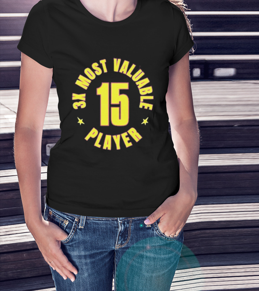 3X Most Valuable Player 15 Stars T-Shirt