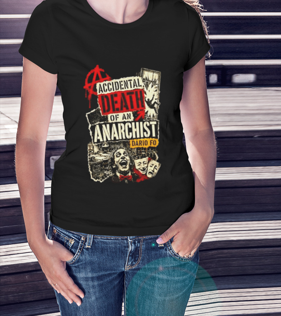 Accidental Death Of An Anarchist Dario Fo Red Anarchy T-Shirt