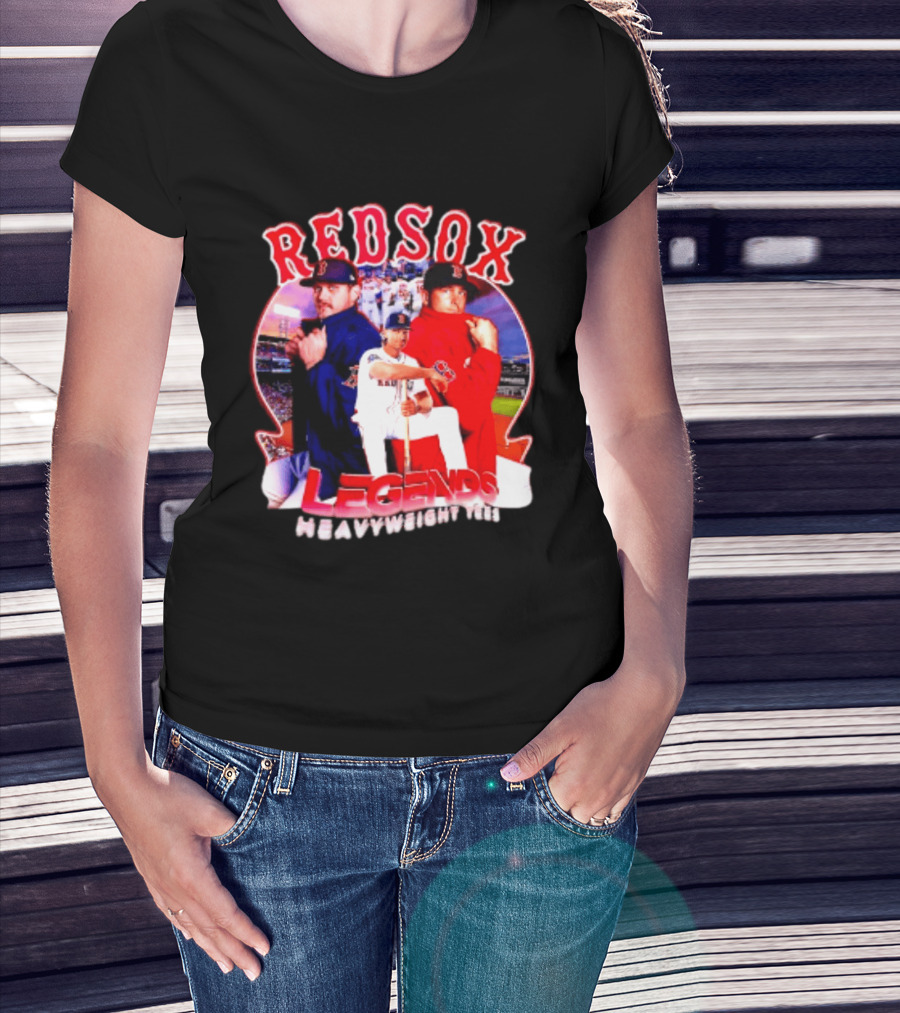 Boston Red Sox Legends Heavyweight Hits Abreu And Duran T-Shirt