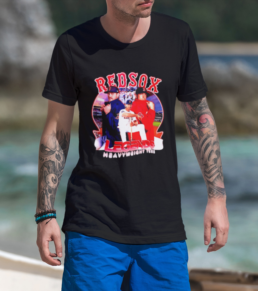 Boston Red Sox Legends Heavyweight Hits Abreu And Duran T-Shirt