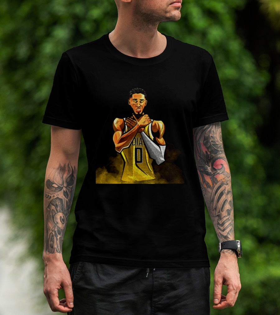 Choke 2.0 Indiana Pacers Reggie Miller Tyrese Haliburton T-Shirt