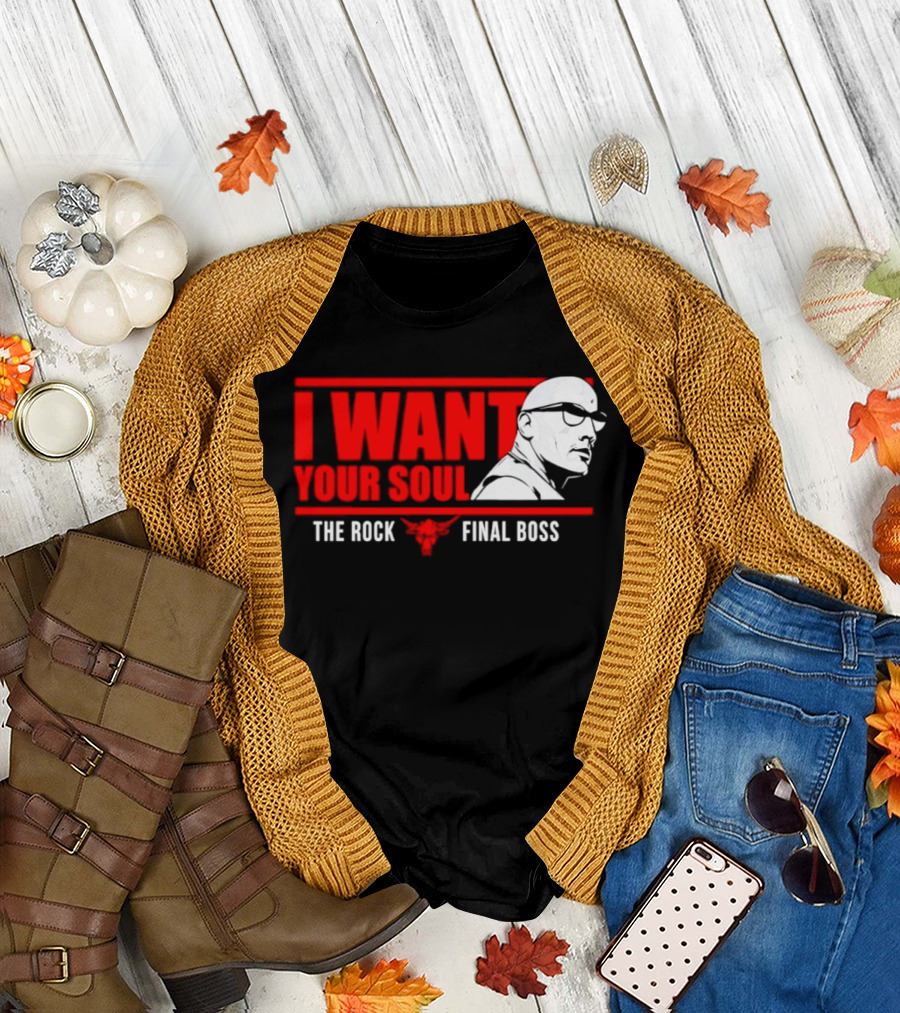 I Want Your Soul The Rock Final Boss Brahma Bull T-Shirt