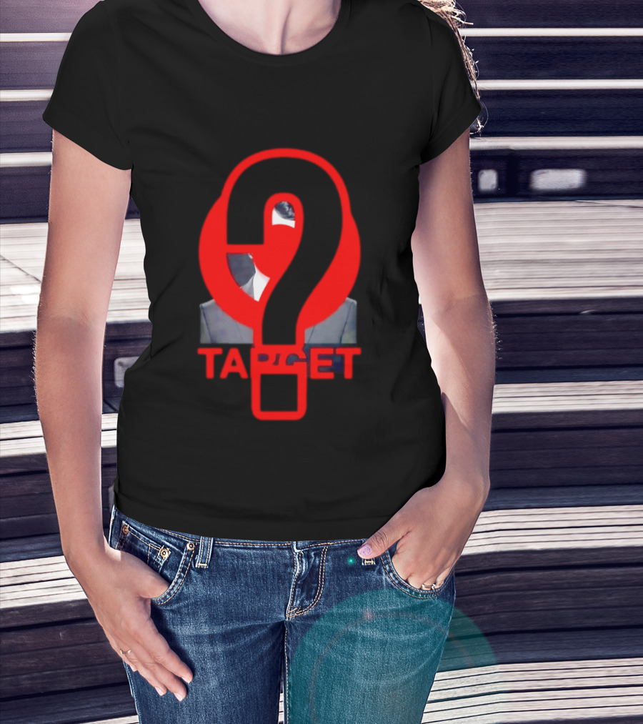 Markdown Target Question Mark Political Satire T-Shirt