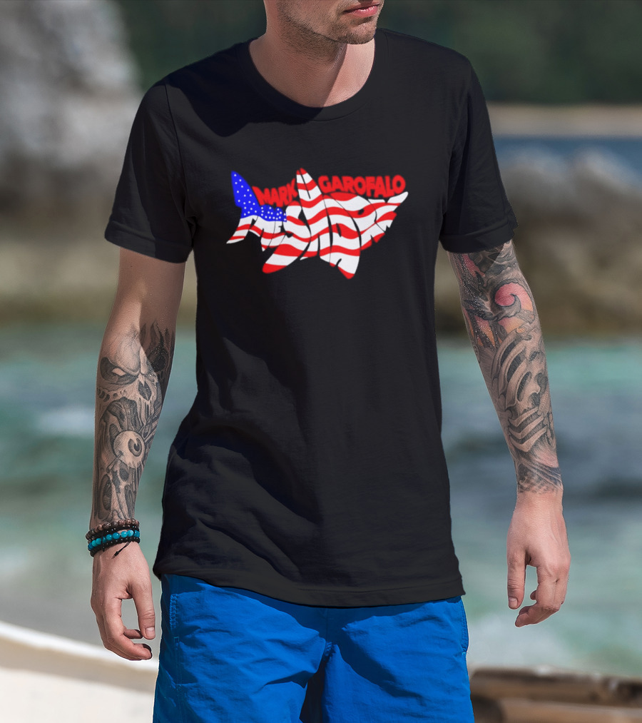 The American Muscle Shark USA Mark Garofalo Mark The Shark T-Shirt