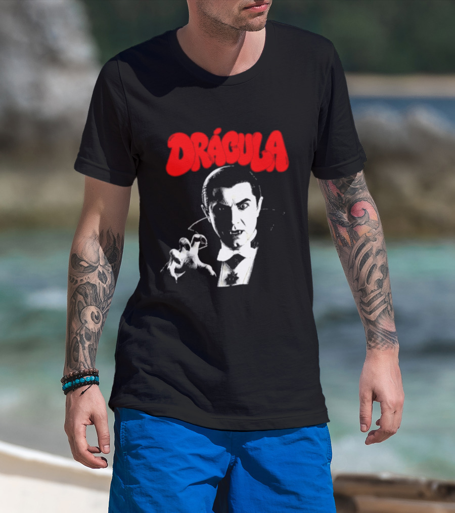 Tropical Death Dracula Bela Lugosi Vampire Horror T-Shirt