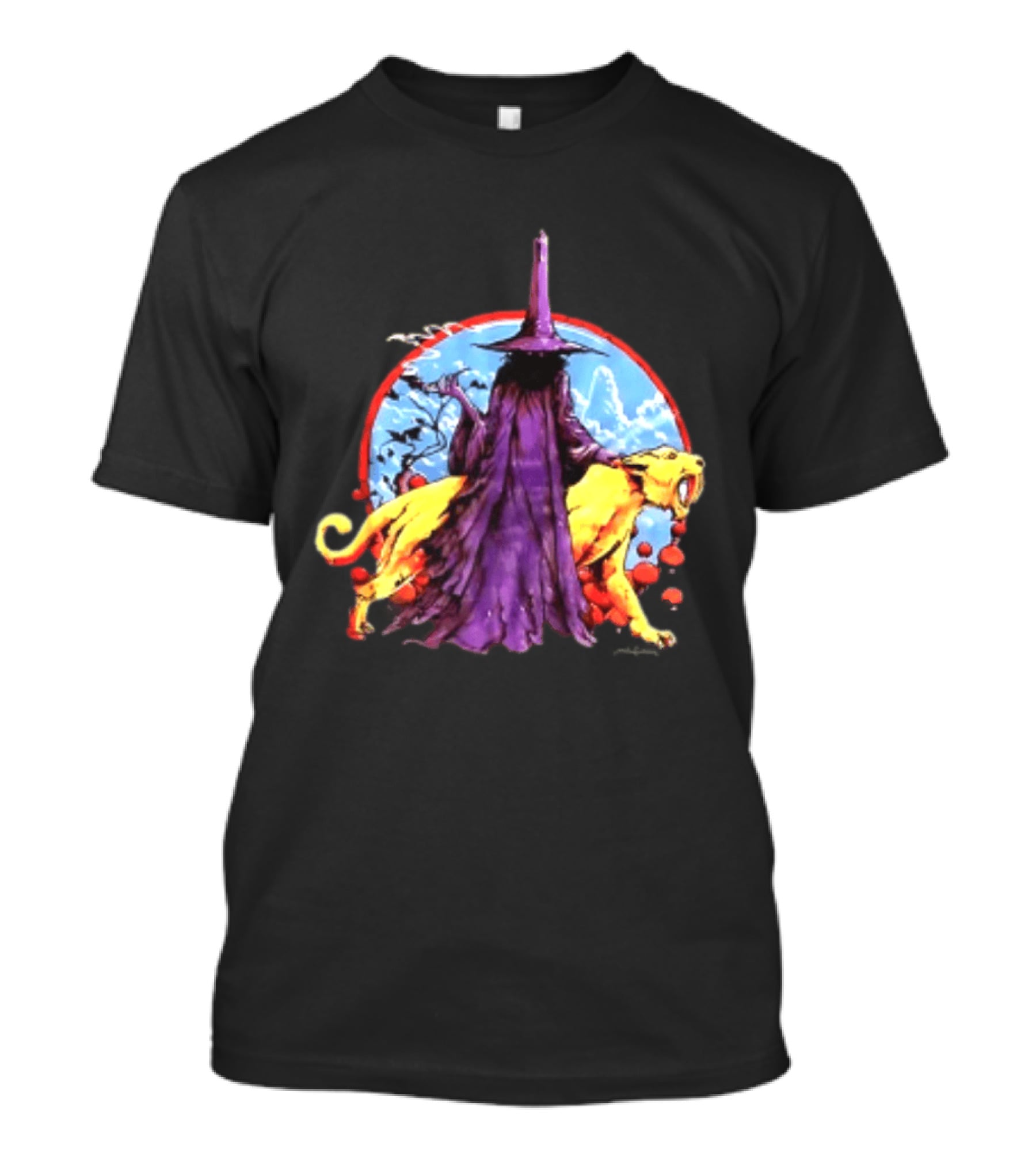 Wizard And Smilodon Super Teenage Death Star Group Intemperance Talent T-Shirt