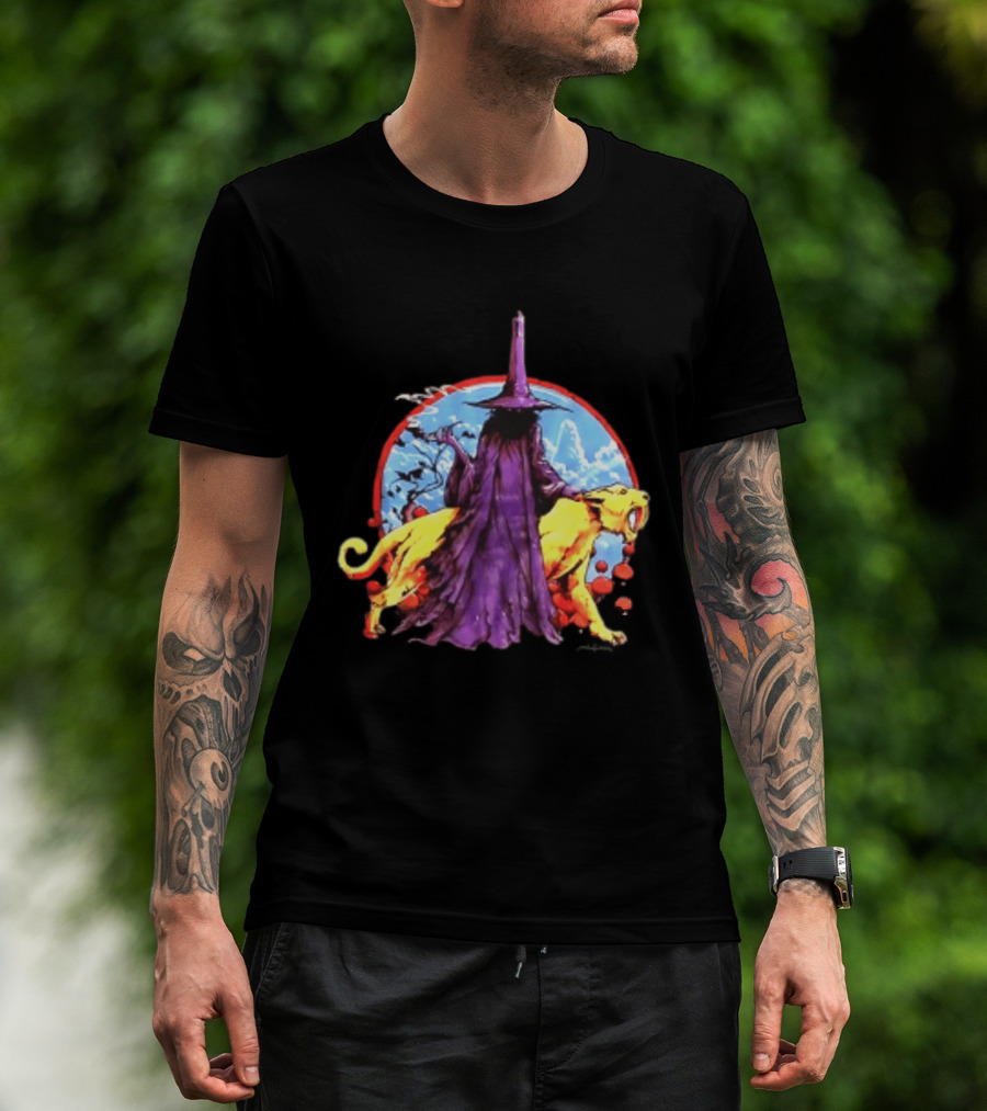 Wizard And Smilodon Super Teenage Death Star Group Intemperance Talent T-Shirt