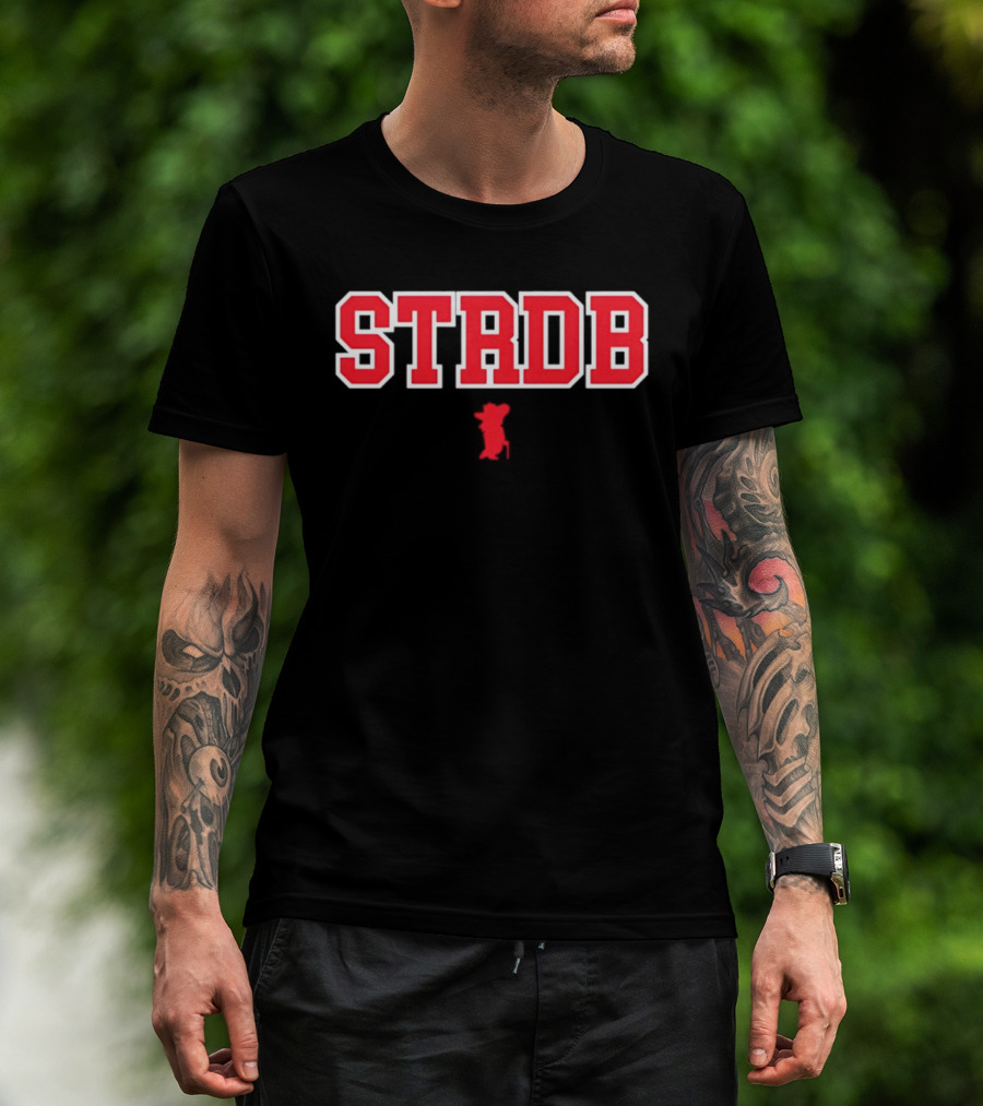 Ole Miss Rebels NCAA Football STRDB Retro Style Block Letters T-Shirt