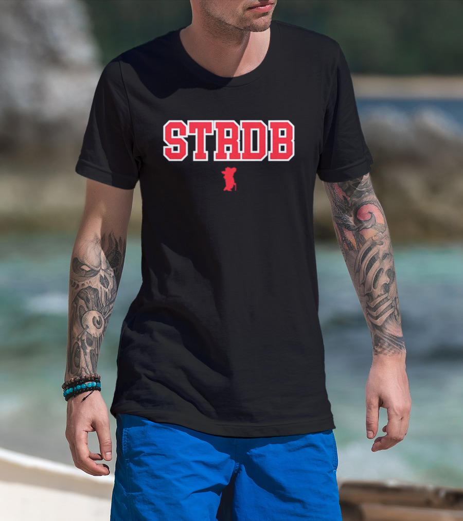 Ole Miss Rebels NCAA Football STRDB Retro Style Block Letters T-Shirt