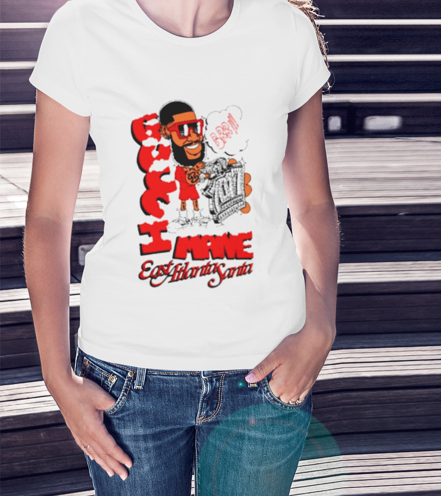 Gucci Mane Brr East Atlanta Santa Christmas T-Shirt