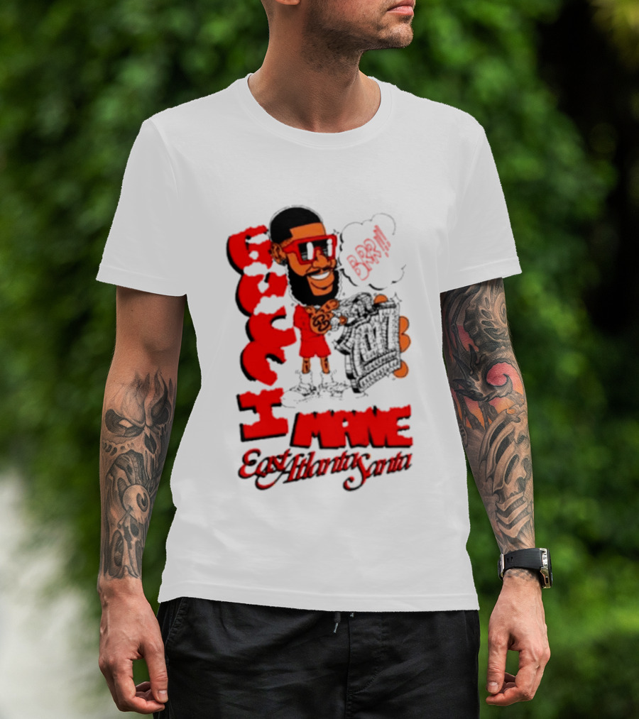 Gucci Mane Brr East Atlanta Santa Christmas T-Shirt