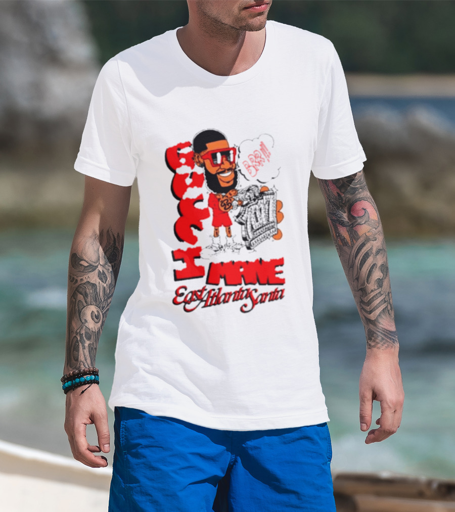 Gucci Mane Brr East Atlanta Santa Christmas T-Shirt