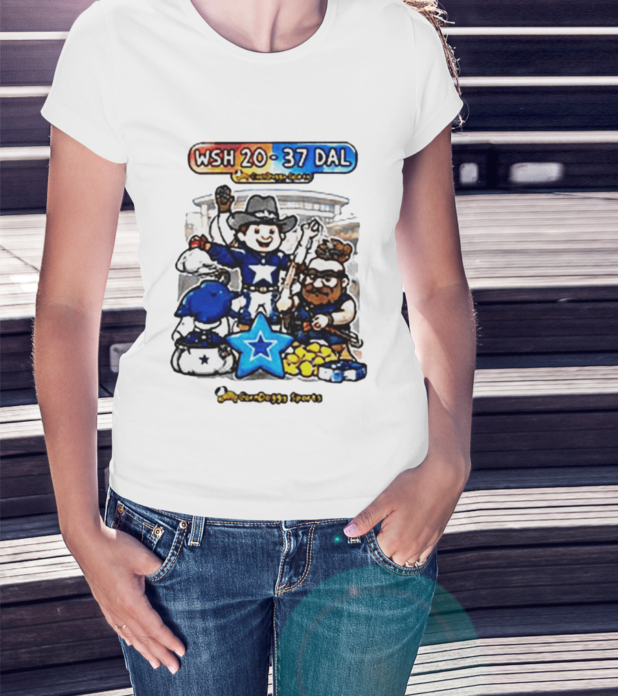 WSH 20 37 DAL Victory Celebration Cowboys Stadium T-Shirt