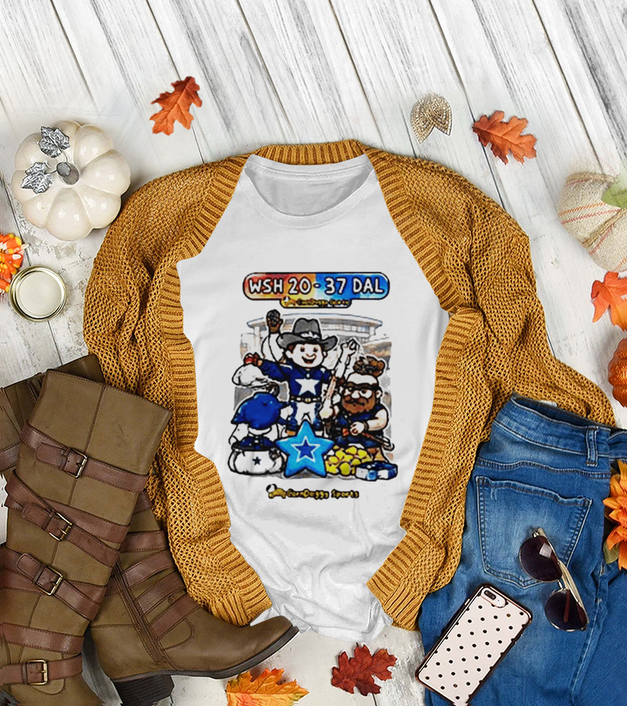 WSH 20 37 DAL Victory Celebration Cowboys Stadium T-Shirt