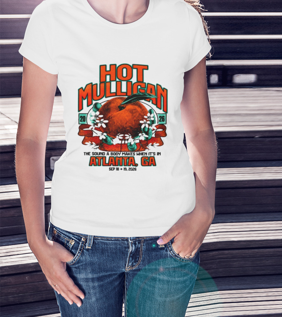 Hot Mulligan The Sound A Body Makes Atlanta GA 2026 T-Shirt
