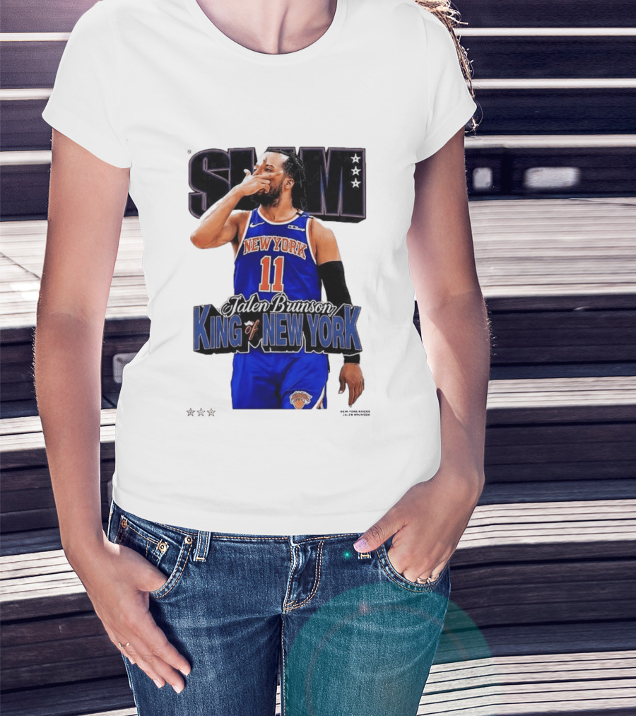SLAM Magazine Jalen Brunson King Of New York Basketball 11 T-Shirt