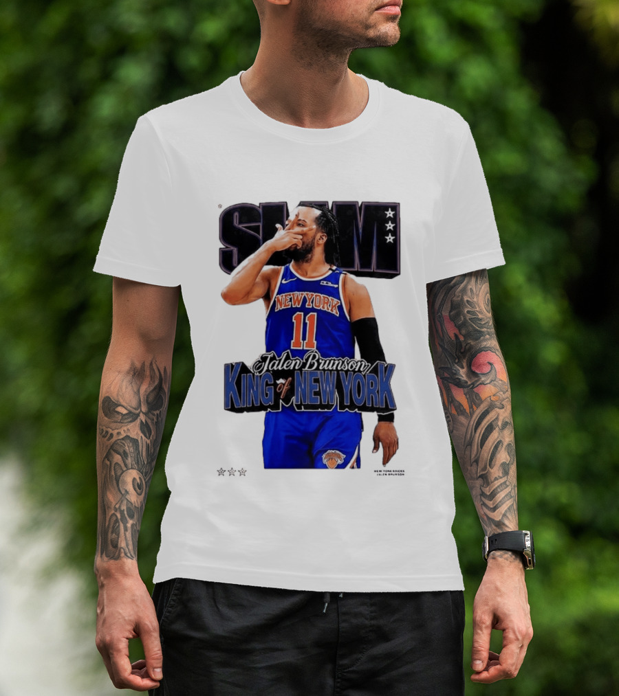 SLAM Magazine Jalen Brunson King Of New York Basketball 11 T-Shirt