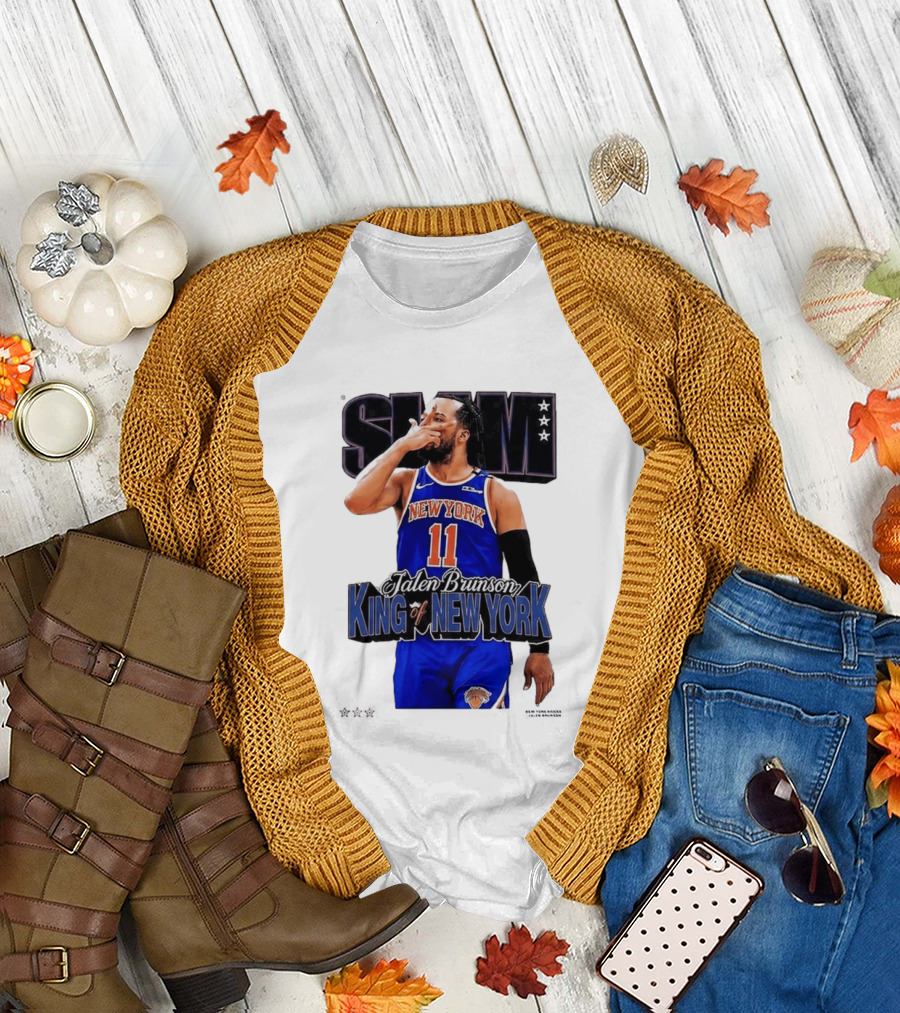 SLAM Magazine Jalen Brunson King Of New York Basketball 11 T-Shirt