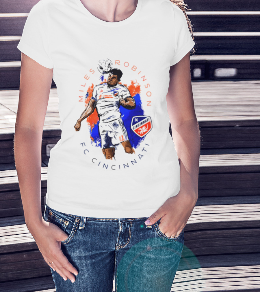 Miles Robinson FC Cincinnati Player Make Your Mark T-Shirt
